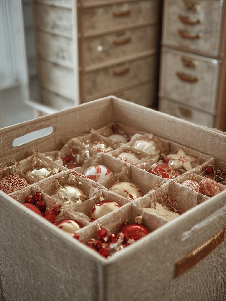 Ornament storage in action