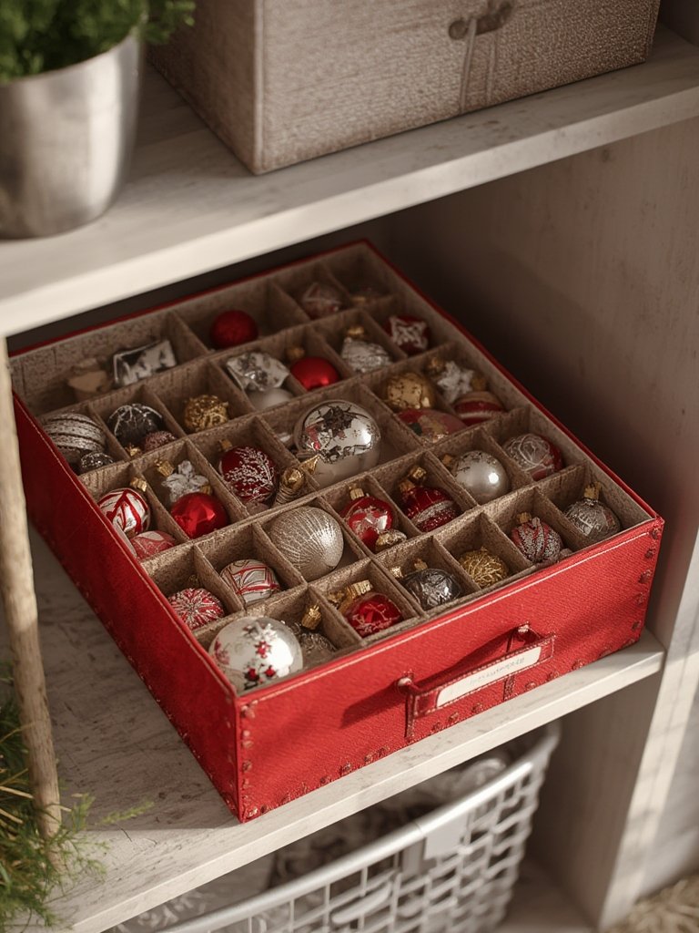 ornament storage in action