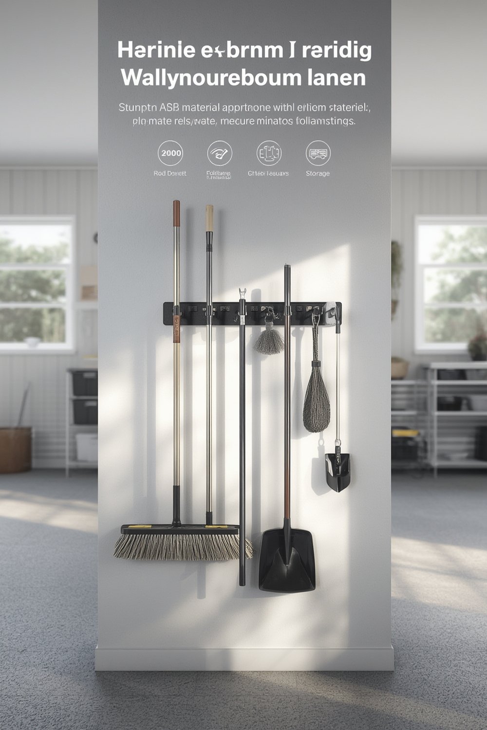 broom holder product view