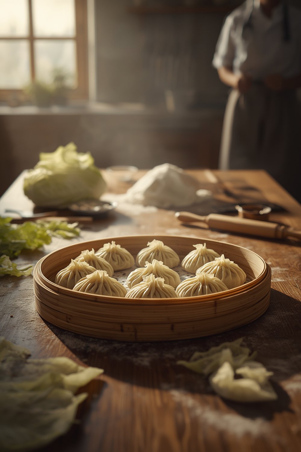 cabbage dumplings - Illustration 1