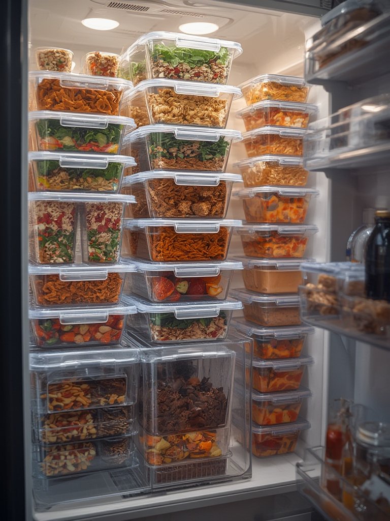 deli containers in action