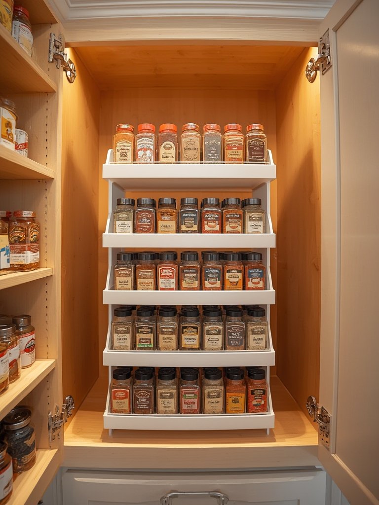 spice organizer in action