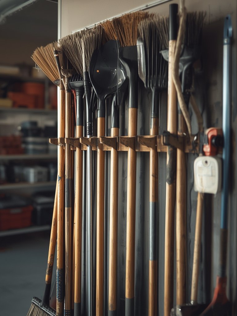 Broom Holder: 7 Ultimate Steps For An Amazing Organization Solution 2026 2 broom holder in action